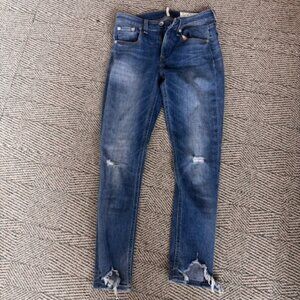Rag & bone Cate Mid-Rise Ankle Skinny Size 26